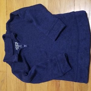 Boys 24 Month Navy Fleece 3/4 Zip Sweater